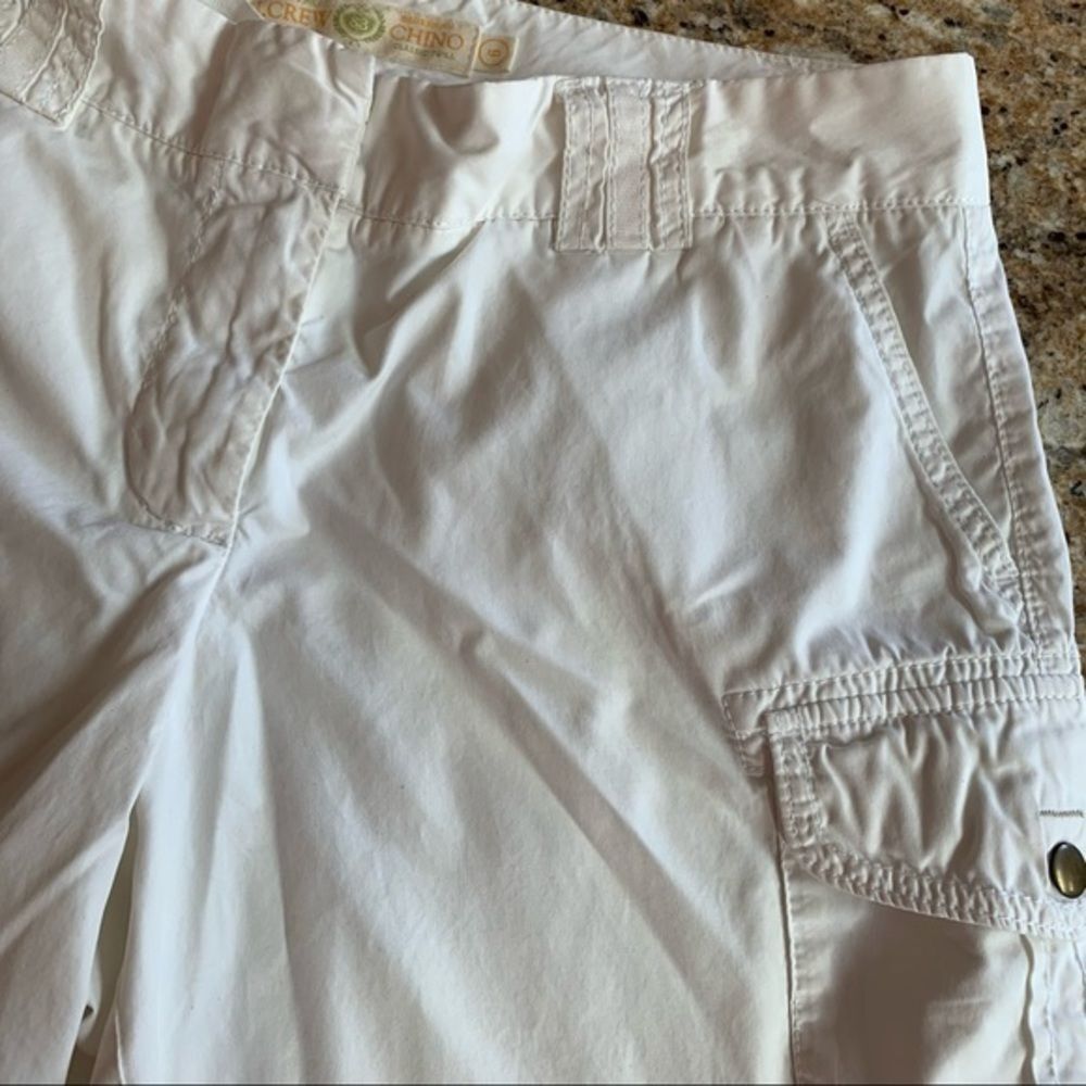 J. Crew White Women's Cargo Shorts - Picture 3 of 15